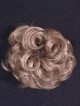 4" Curly Brown Heat Friendly Synthetic Hair Scrunchie Hair Wraps
