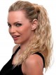 18" Wavy Blonde Heat Friendly Synthetic Hair Pressure Clips Ponytails