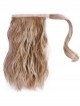 18" Wavy Blonde Heat Friendly Synthetic Hair Pressure Clips Ponytails