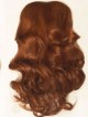 22" Wavy Auburn 100% Human Hair 1/2 Wigs Hair Pieces