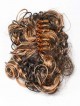 5" Curly Brown Heat Friendly Synthetic Hair Claw Clip Hair Wraps