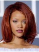 Rihanna's Synthetic Bob Hair Wig Lace Front Mono Top Hairstyle