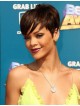 Rihanna short pixie brown hair wigs capless