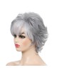 Ladies Pretty Short Grey Wigs UK