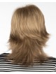 shoulder-length shag capless wig