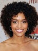 Small curly short capless synthetic hair wig