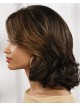 Sophisticated Shoulder-Length Bob Wig In A Rich Human Hair Blend