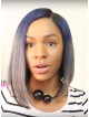 Straight Ombre Color BOB Human Hair Full Lace Wig
