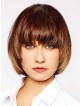Capless Short Hairstyle With Bangs Wig