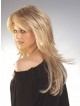 Long Blonde Straight Human Hair Lace Front Hair Wig