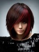 Synthetic Short Straight Capless Hair Wig With Bangs