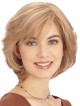 Short Straight Blonde Human Hair Lace Front Wig