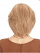 Short Straight Blonde Human Hair Lace Front Wig