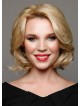 Chin Length Blonde Wavy Lace Front Human Hair Wig