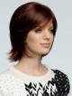 Short Straight Human Hair With Side Bangs