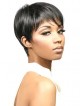 Synthetic Cropped Straight Capless Hair Wig
