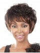 Capless Short Curly Synthetic Wig