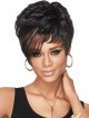Short Straight Synthetic Wig With Side Bangs