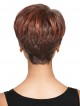 Short Boycuts Synthetic Wavy Wig With Bangs