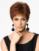 Synthetic Straight Pixie Cut Women Capless Hair Wig