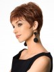 Synthetic Straight Pixie Cut Women Capless Hair Wig