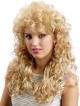 Heat Friendly Synthetic Hair Long Curly Capless Wig For Women With Bangs