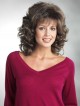 Synthetic Wavy Hair Shoulder Length Wig With Bangs