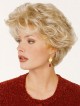 Short Style Wavy Capless Wig Synthetic Hair Wigs For Women With Bangs