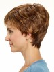 Women's Wigs Natural Cropped Straight Hair Synthetic Full Wig