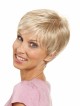Women's Short Wavy Synthetic Hair Wig With Bangs