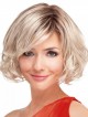 Women's Synthetic Short Wavy Lace Front Mono Top Wig