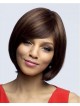 Lace Front Monofilament Short Straight Wig With Bangs