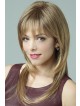 Long Straight Synthetic Layered Wig With Bangs