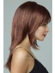 Long Straight Synthetic Layered Wig With Bangs