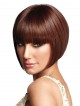 Bob Synthetic Straight Women Wig With Full Bangs