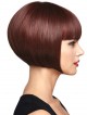 Bob Synthetic Straight Women Wig With Full Bangs