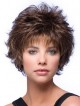 Short Curly Layered Synthetic Wig With Bangs
