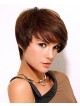 Straight With Bangs Women Short Synthetic Wig