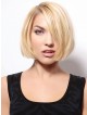 Remy Human Hair Chin Length Straight Lace Front Wig