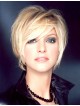 Short Layered Straight Capless Wig With Bangs
