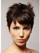 Straight Capless Synthetic Cropped Wigs