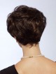 Human Hair Lace Front Monofilament Short Straight Wig With Bangs