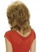 Wavy Capless Shoulder Length Hair Wig With Bangs