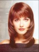 Layered Straight Capless Synthetic Women Wig With Full Bangs
