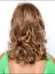 Shoulder Length Wavy Women Wig With Bangs
