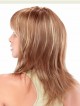 Long Straight Lace Front Wig With Side Bangs