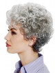 Classic Style With Soft Curly Grey Wig