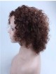 Lady Short Curly Lace Front Human Hair Wig