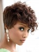 Wavy Cropped Capless Synthetic Wigs 